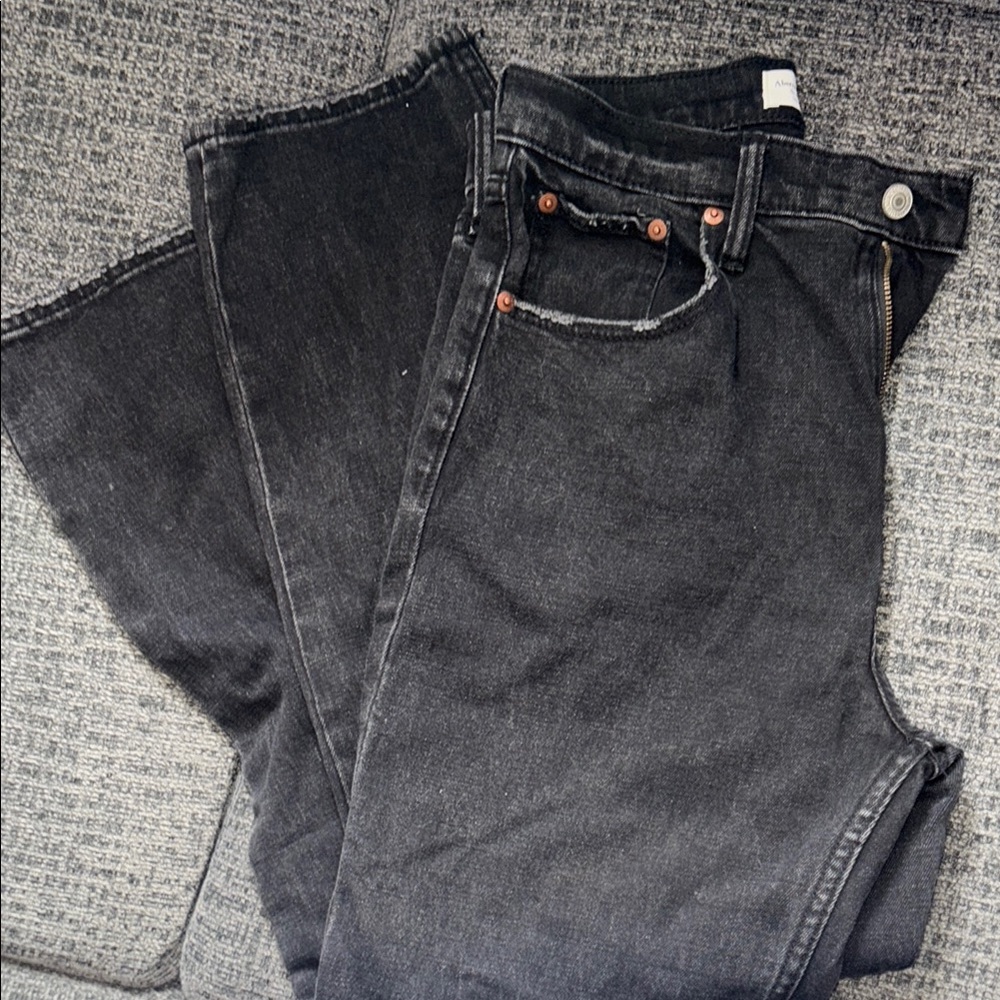 Abercrombie & Fitch Charcoal Denim Pants